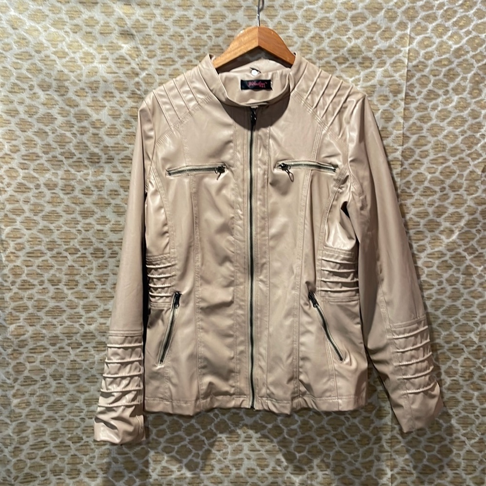 3 for $35 NWOT Vegan Leather Moto Jacket XL